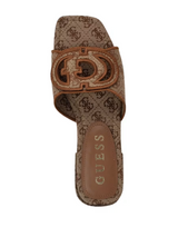 GUESS Womens Tarishae Signature Jacquard Sandals