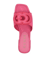 GUESS Womens Tarishae Signature Jacquard Sandals