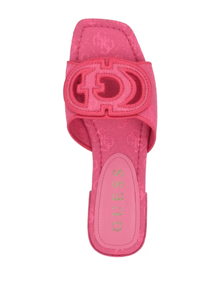 GUESS Womens Tarishae Signature Jacquard Sandals