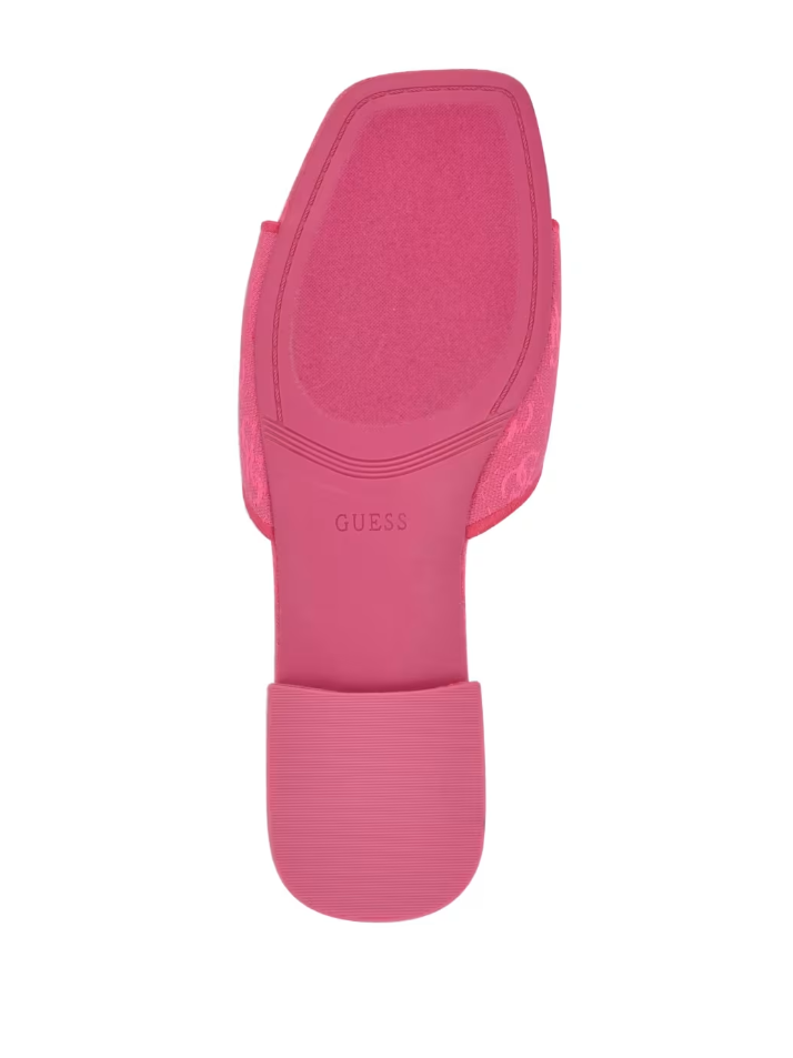 GUESS Womens Tarishae Signature Jacquard Sandals
