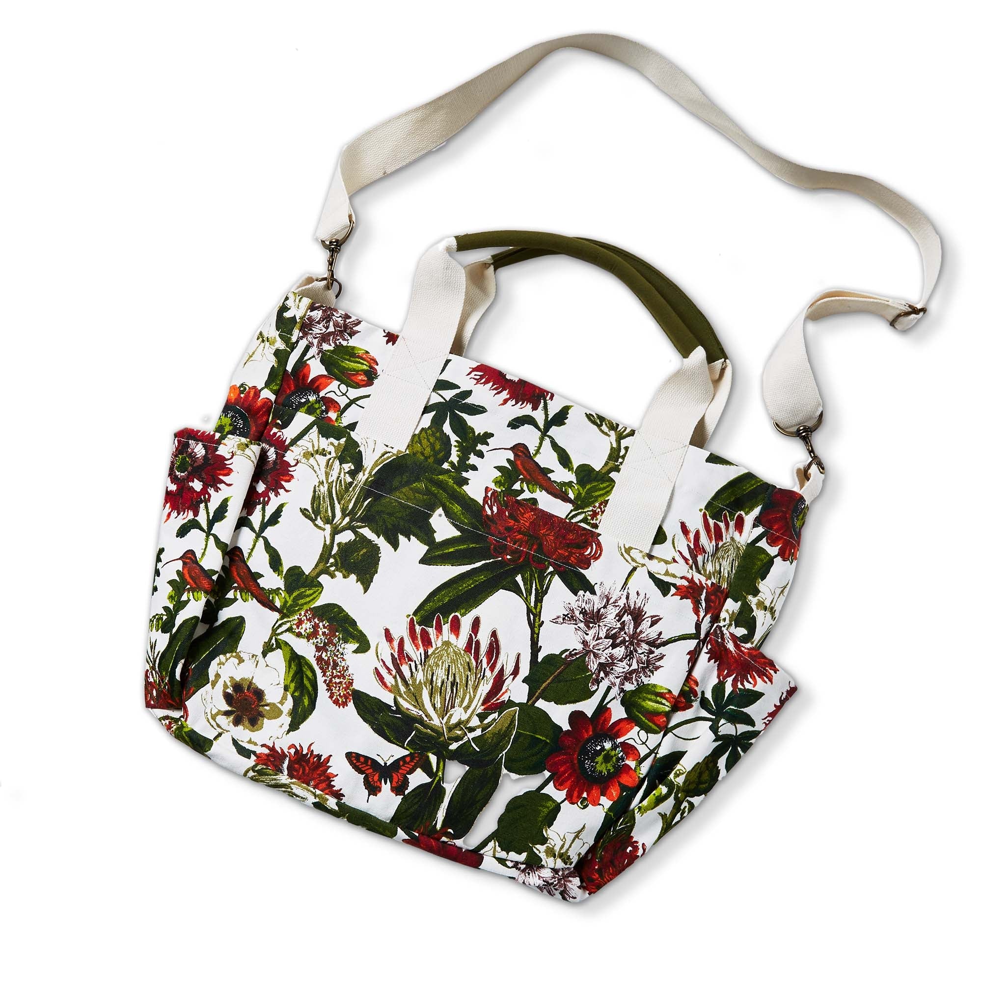 tag In The Garden Botanical Tote Handbag