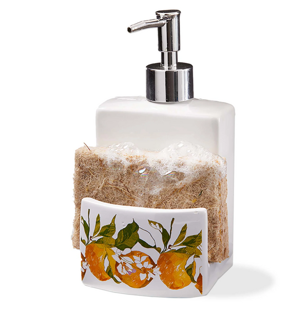 tag Lemoncello Soap Dispenser & Sponge Holder