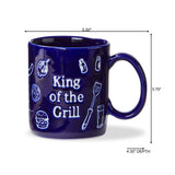 tag King of The Grill Mug