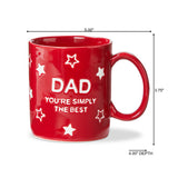 tag Dad You're Simply The Best Mug