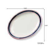 tag Summer Stripe Platter