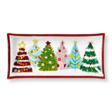 tag Groovy Trees Glass Trinket Tray