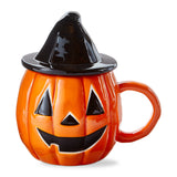 tag Jack-O-Lantern Lidded Mug