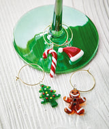 tag Holiday Cheer Wine Charm - Set Of 4
