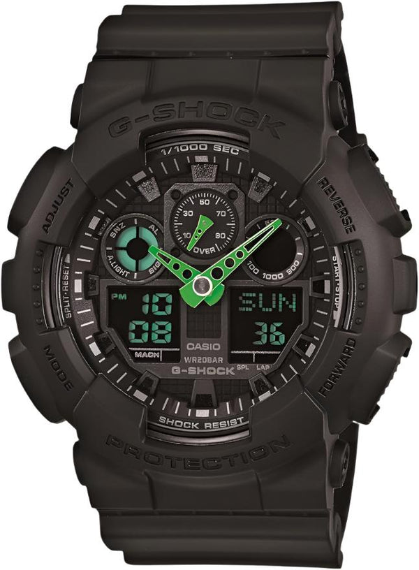 Casio Mens GA100C-1A3 G-Shock Analog Digital Watch