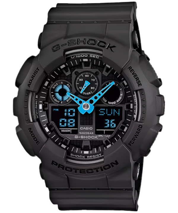 Casio Mens GA100C-8A G-Shock Analog Digital Watch