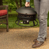 Mr. Bar-B-Q Portable Gas Fire Pit - 19"