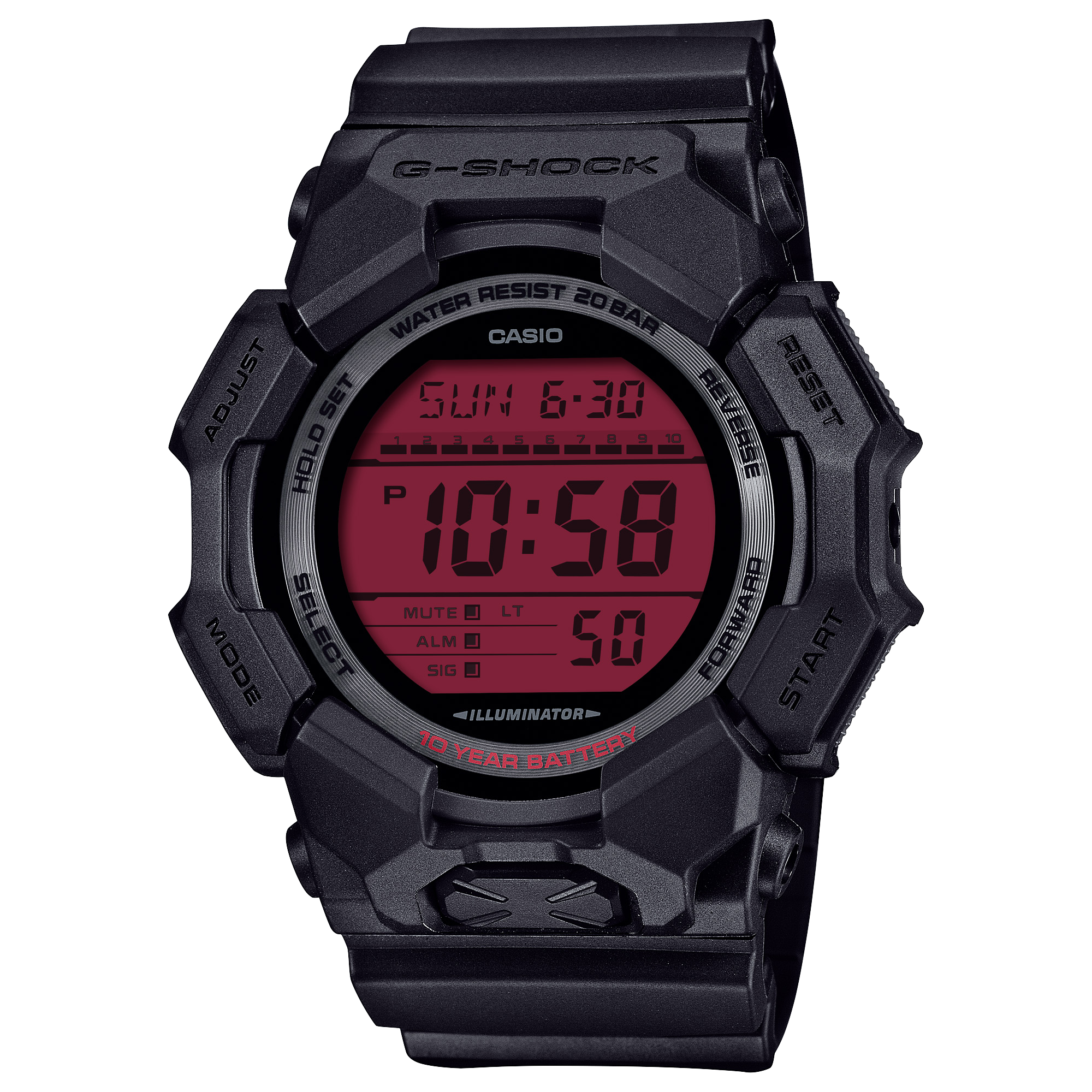 Casio Mens GD010-1 Series G-Shock Digital Watch
