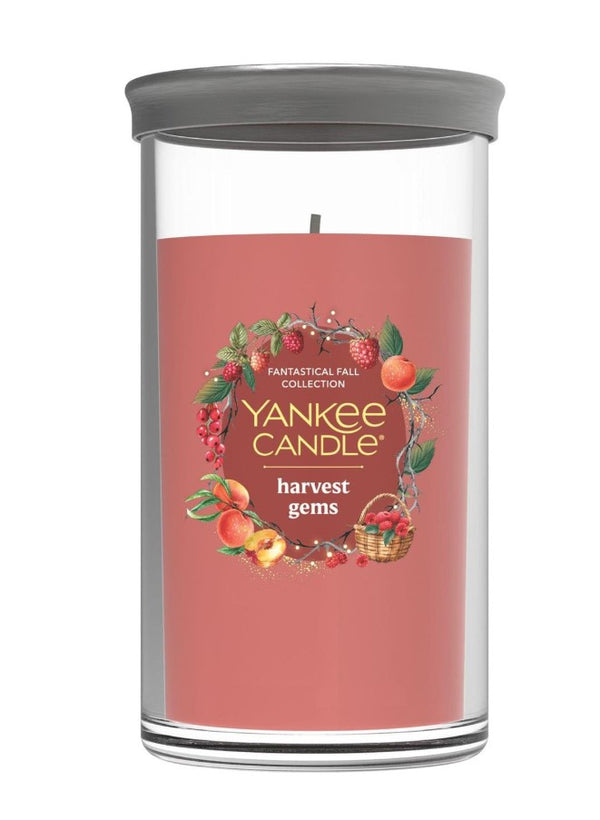Yankee Candle Signature Medium Pillar Candle - Harvest Gems
