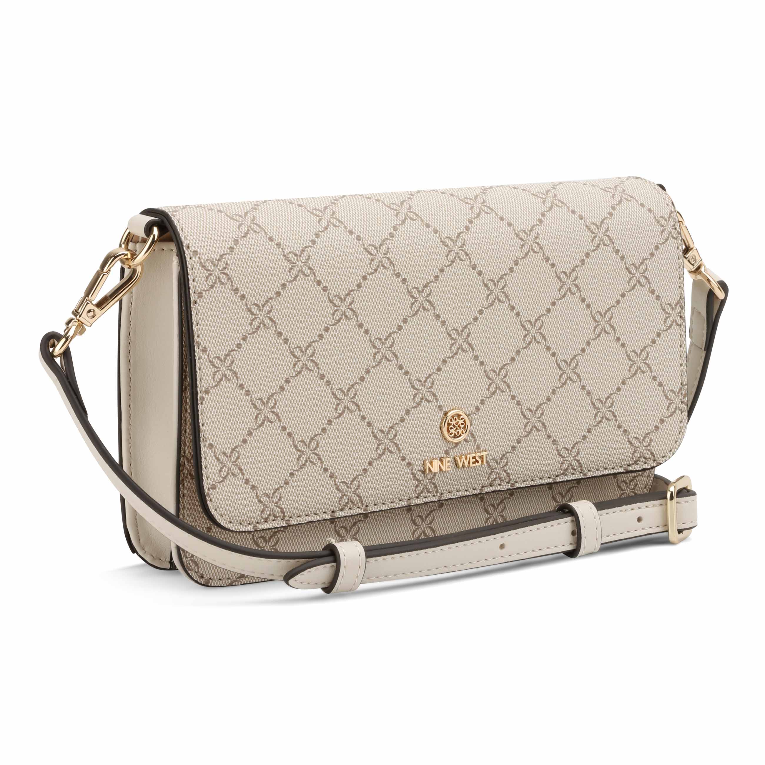 Nine West Lockup 9S Phone Wallet Crossbody Handbag