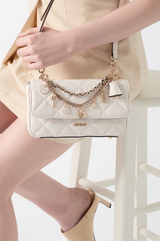 GUESS Libby Flap Crossbody Handbag