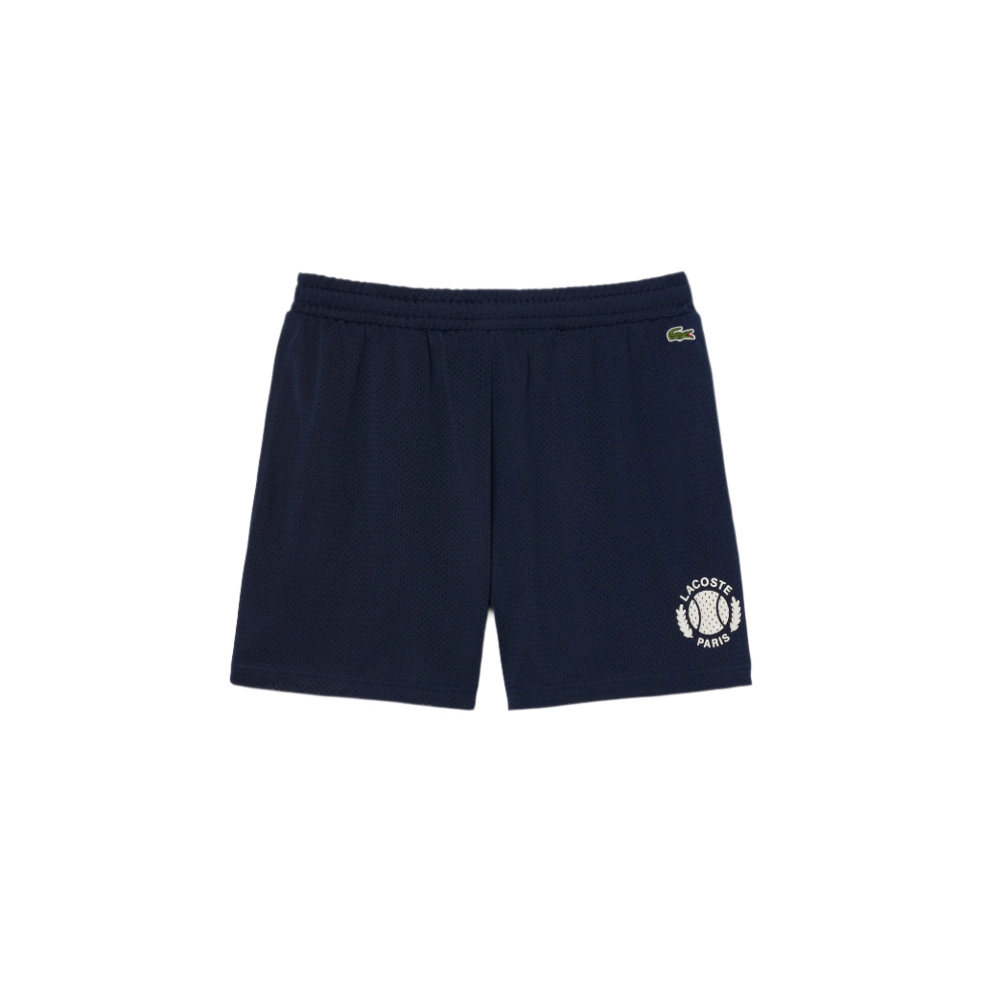 Lacoste Mens Graphic Print Mesh Shorts