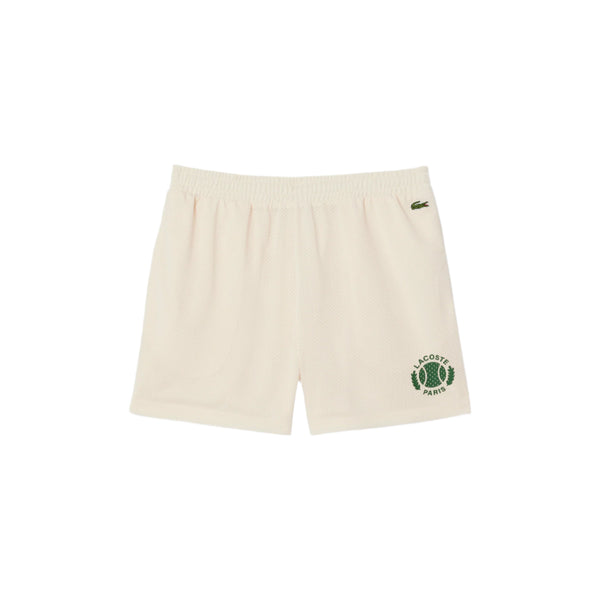 Lacoste Mens Graphic Print Mesh Shorts