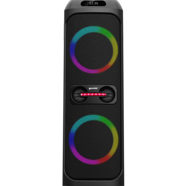 Gemini GHK-2800 Bluetooth Speaker System w/ LED Party Lighting