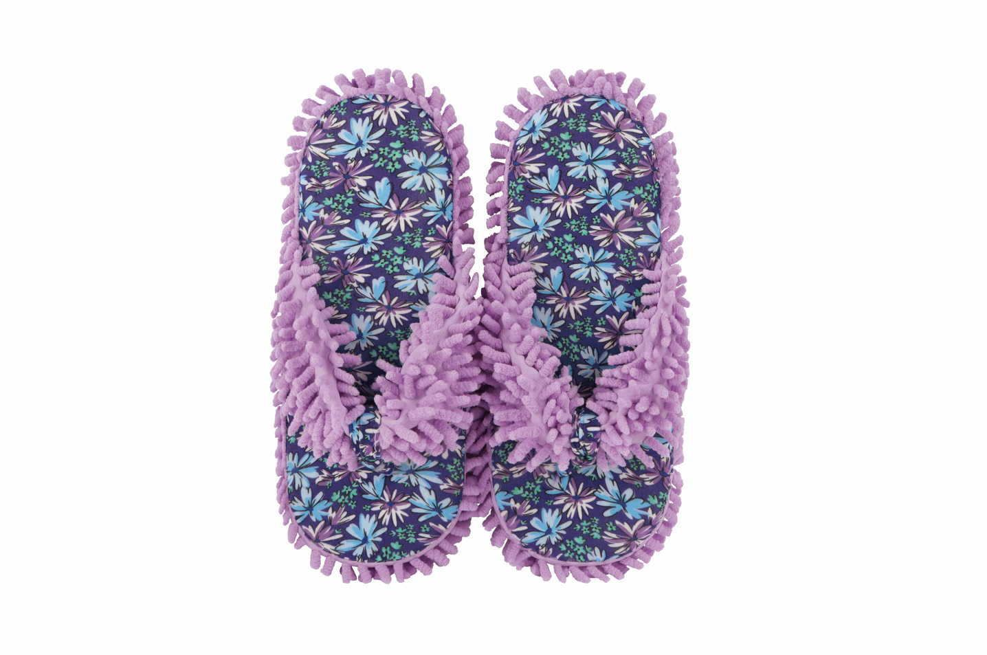 Snoozies Womens Purple Daisy Girls Day At The Spa Slippers - Size Large