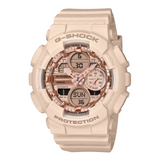 Casio Womens GMAS140PG-4A G-Shock Analog Digital Watch