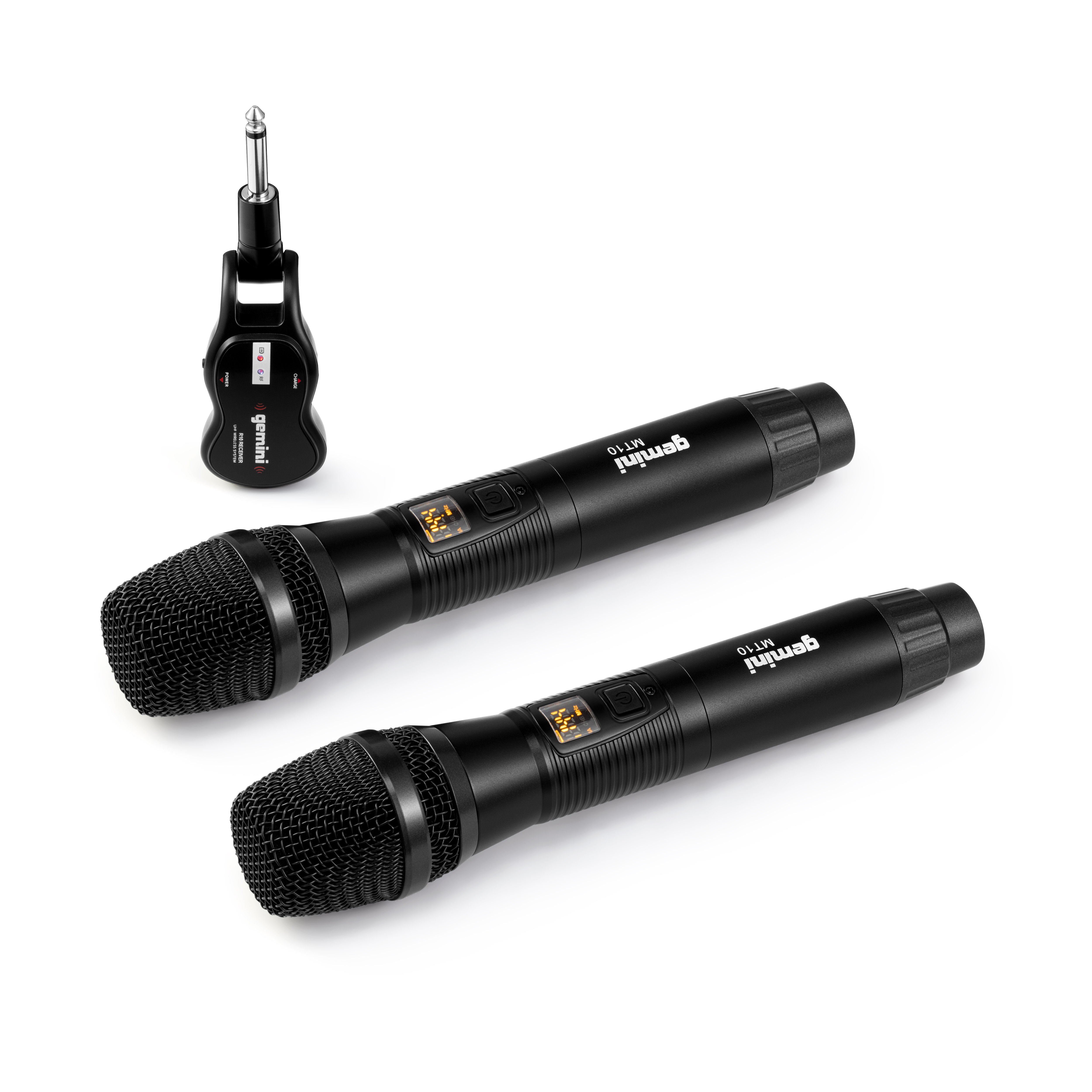 Gemini GMU-M200 UHF Dual Wireless Microphone System