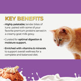 Fussie Cat Tuna with Chicken Formula in Goat Milk Recipe Wet Cat Food - 2.47 oz.