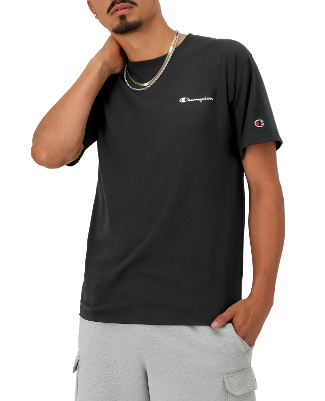 Champion logo t shirt mens online