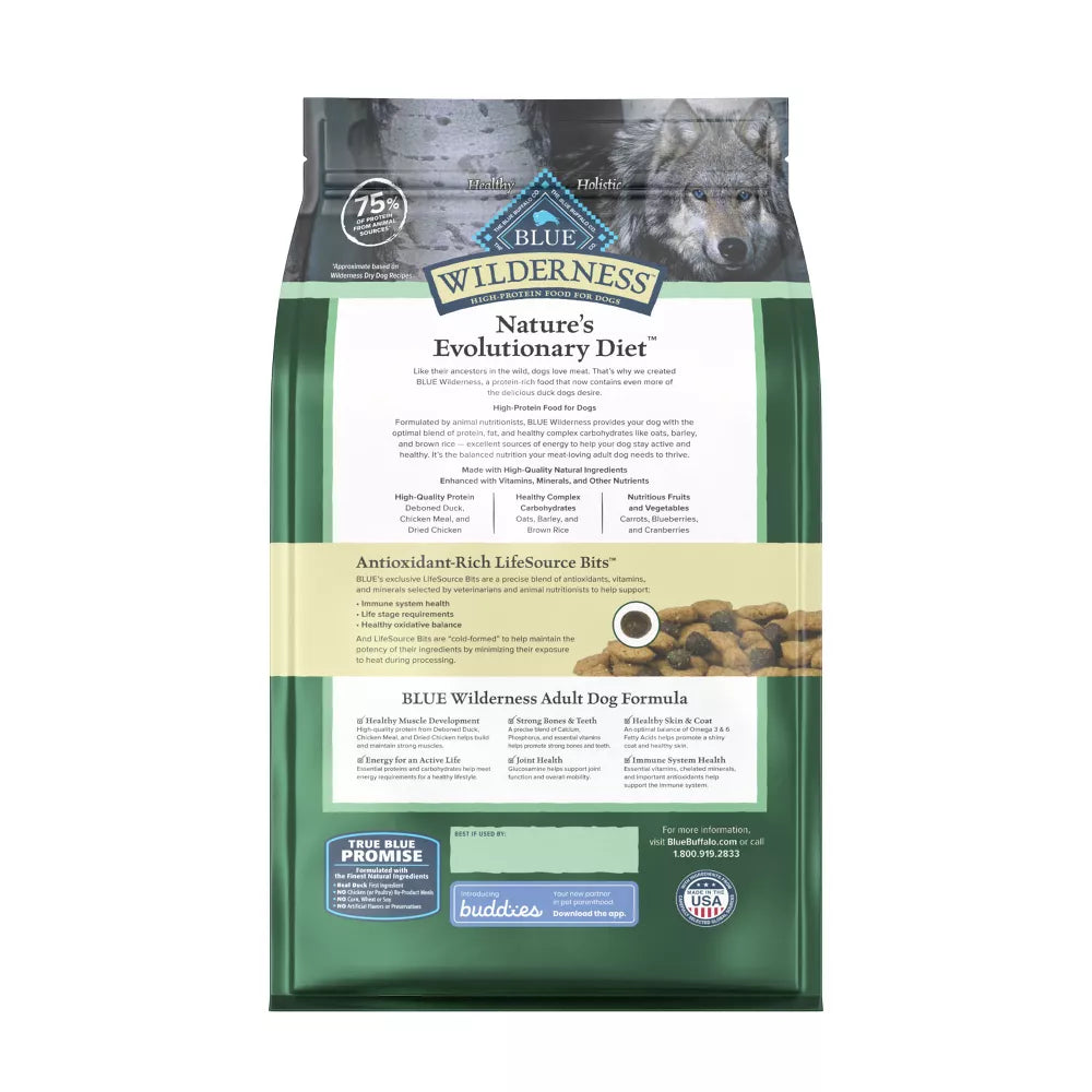 Blue Buffalo Wilderness Duck Adult Dry Dog Food - 4.5 lbs.