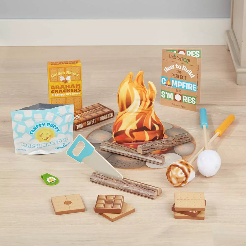 Melissa & Doug Let's Explore S'mores & More Campfire Play Set