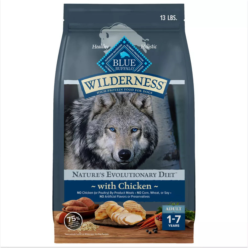 Blue Buffalo Wilderness High Protein Wholesome Grains with Chicken Nat ShopCGX