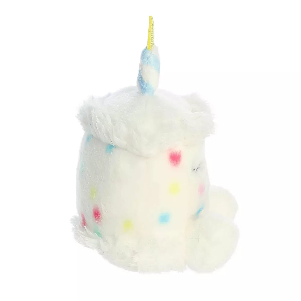 Aurora Mini Happy B'Day Cake Palm Pals Adorable 5" Stuffed Plush Toy