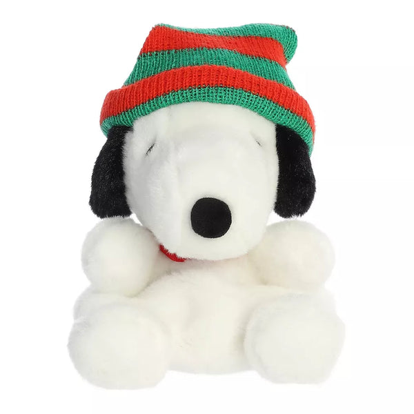 Aurora Mini Palm Pals Snoopy Beanie Peanuts Festive 5" Plush Toy