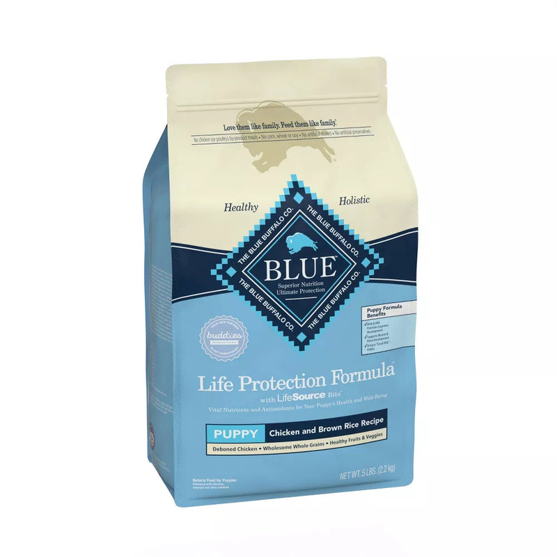 Blue Buffalo Life Protection Formula Natural Puppy Chicken with Rice Dry Dog Food - 5 lbs.