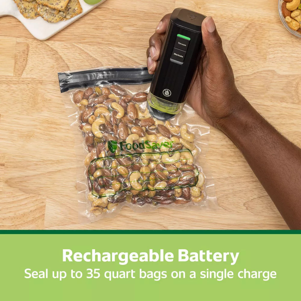 FoodSaver Handheld+ 2-In-1 Vacuum Sealing System Starter Kit