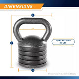 Marcy Adjustable Kettlebell - 21 lbs.