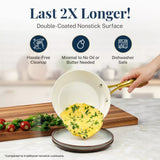 Gotham Steel Natural Collection 12-Piece Ceramic Non-Stick Cookware Set