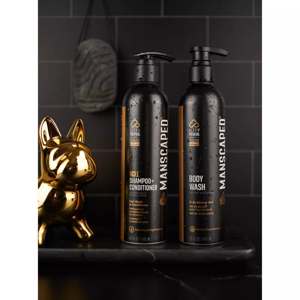 MANSCAPED 2-in-1 Shampoo & Conditioner - 16 oz.