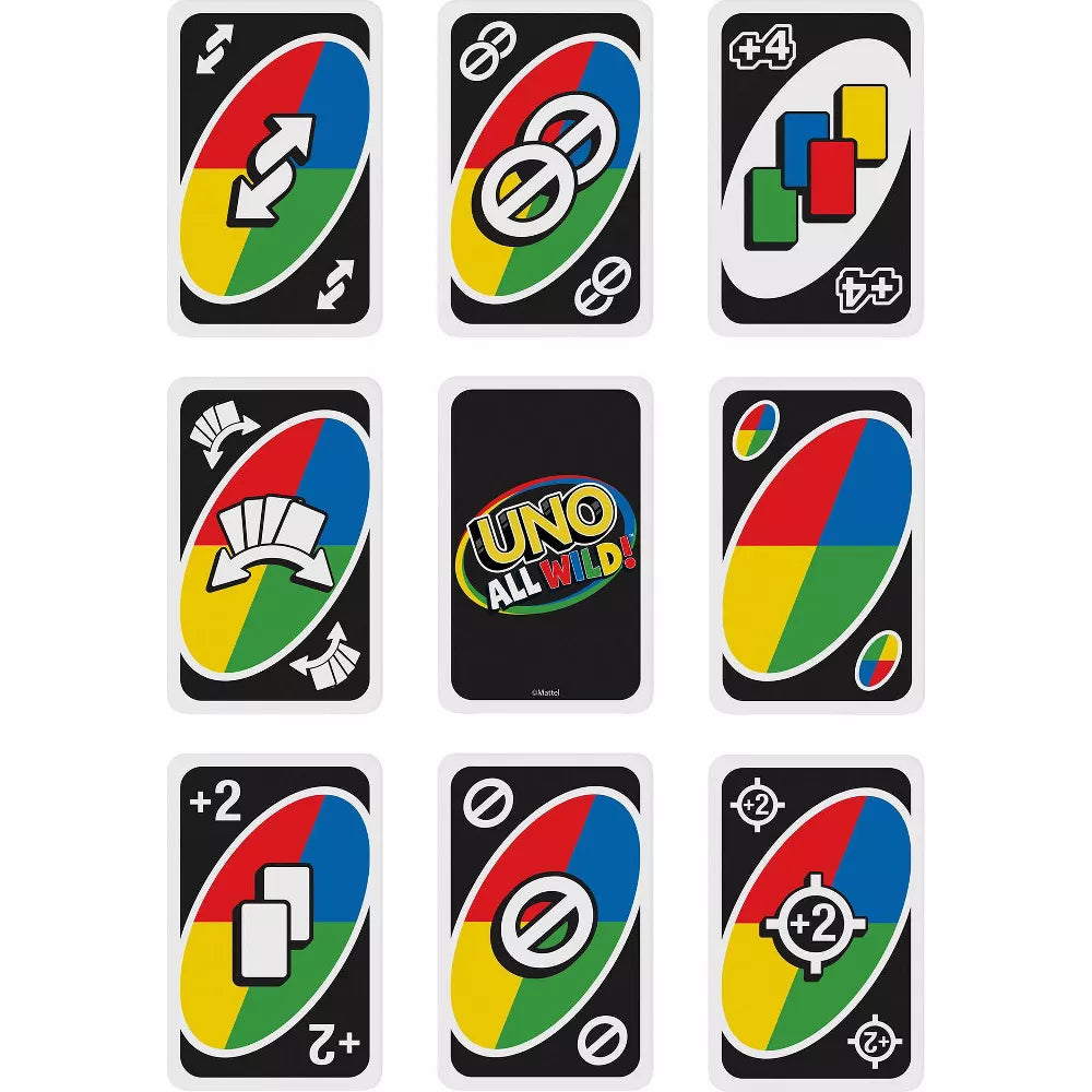 Mattel UNO All Wild Card Game