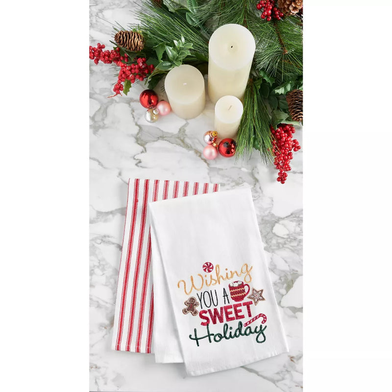 C&F Home Wishing A Sweet Holiday Kitchen Towel