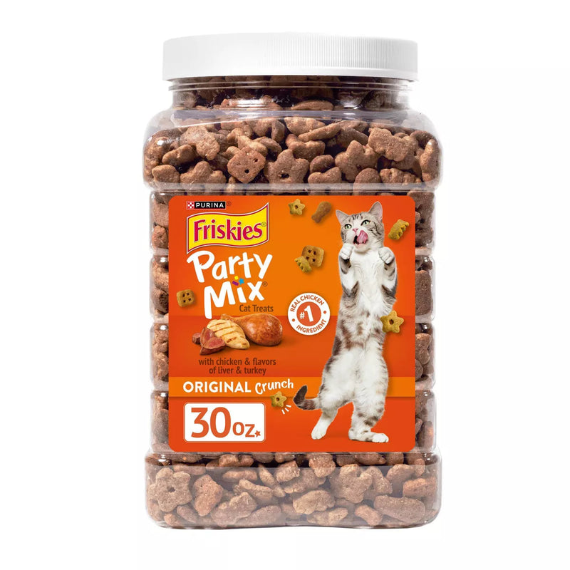 Purina Friskies Party Mix Original Crunch Cat Treats - 30 oz.