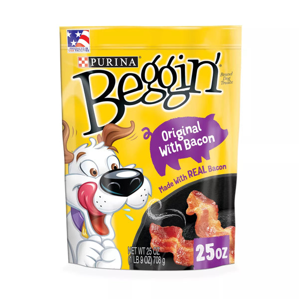 Purina Beggin' Strips Original With Bacon Dog Treats - 25oz.