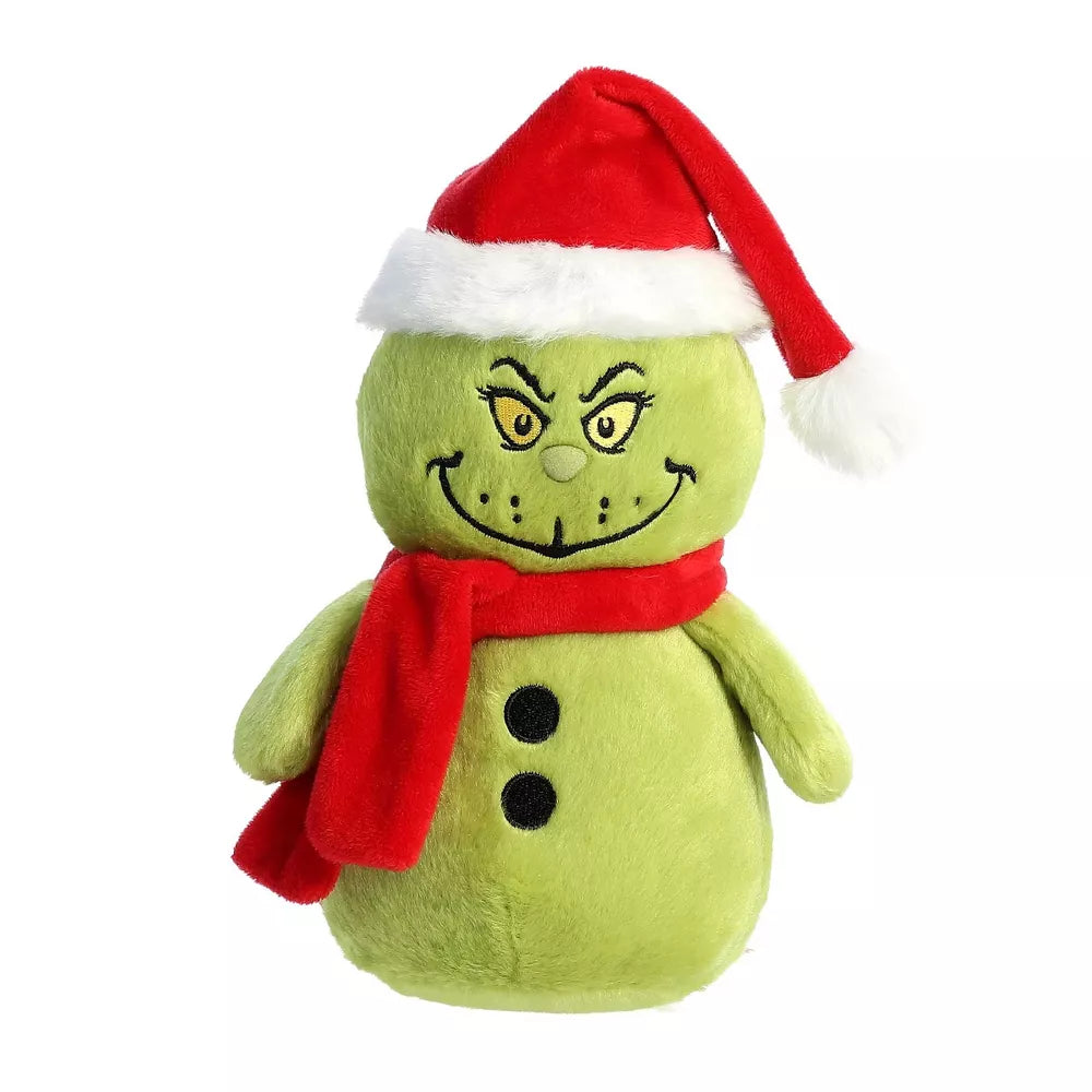 Aurora Dr. Seuss Small Grinch Snowman Plush Toy