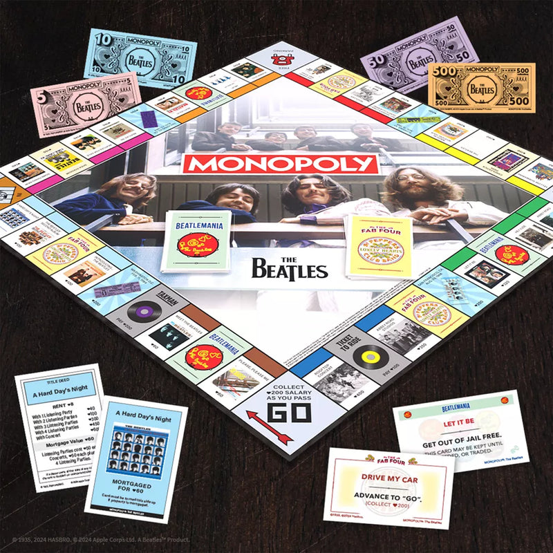 The OP Games The Beatles Monopoly Board Game