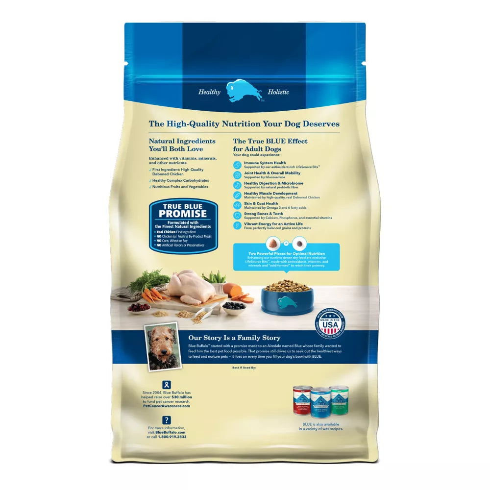 Blue Buffalo Life Protection Formula Chicken and Brown Rice Natural Adult Dry Dog Food - 30 lbs.