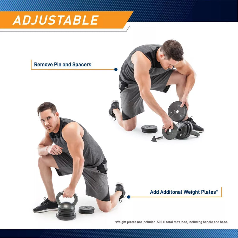 Marcy Adjustable Kettlebell - 21 lbs.