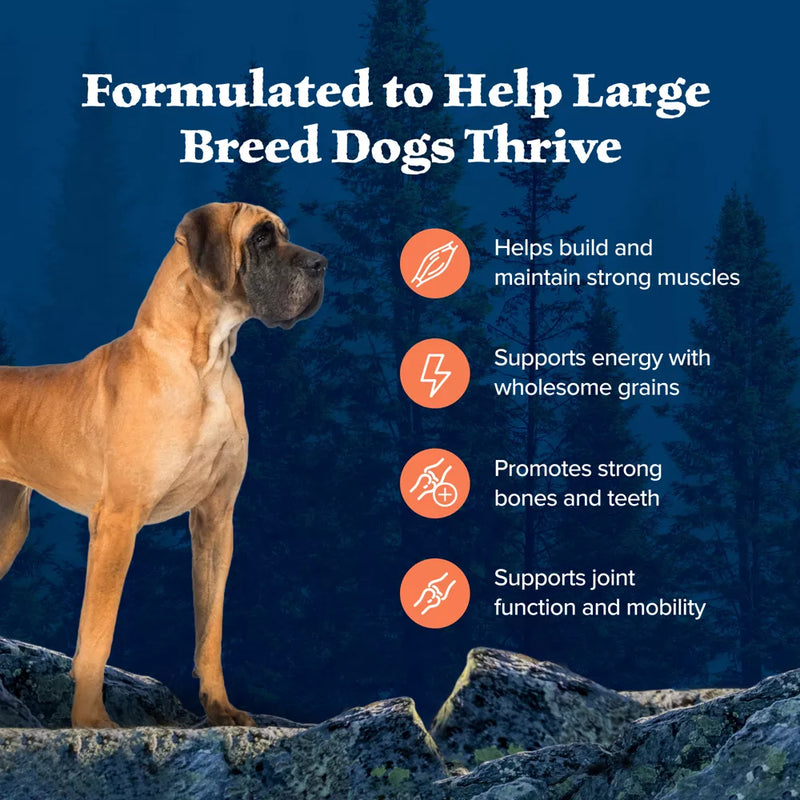 Blue Buffalo Wilderness High Protein Natural Large Breed Chicken Adult Dry Dog Food - 24 lbs.