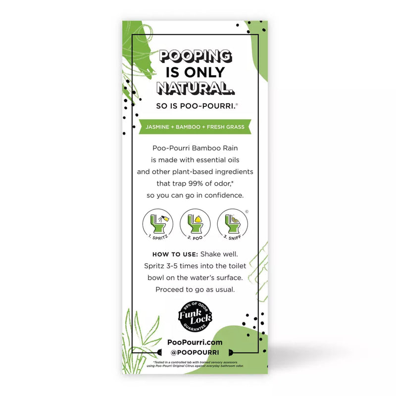Poo-Pourri Before-You-Go Bamboo Rain Toilet Spray - 2 oz.
