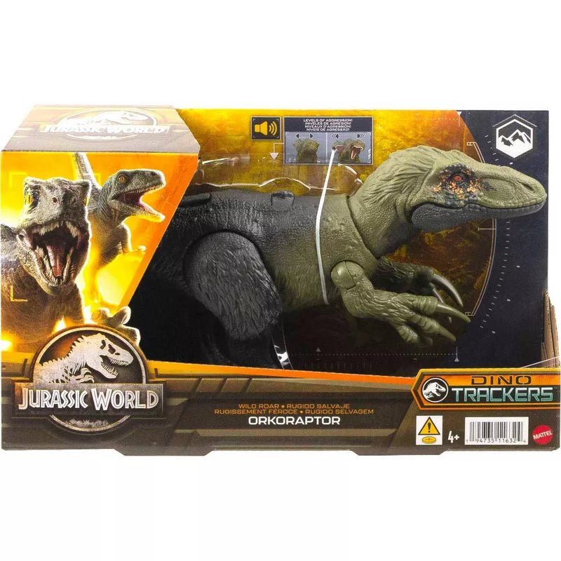 Mattel Jurassice World Dino Trackers Wild Roar Orkoraptor Action Figure