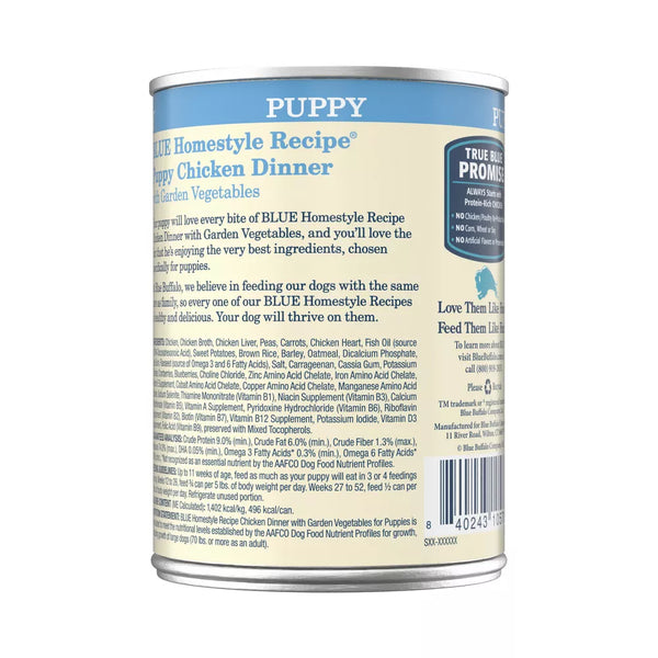 Blue Buffalo Homestyle Recipe Natural Wet Dog Food - 12.5 oz.