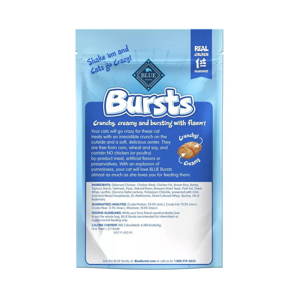 Blue Buffalo Bursts with Chicken Crunchy & Creamy Cat Treats - 2 oz.